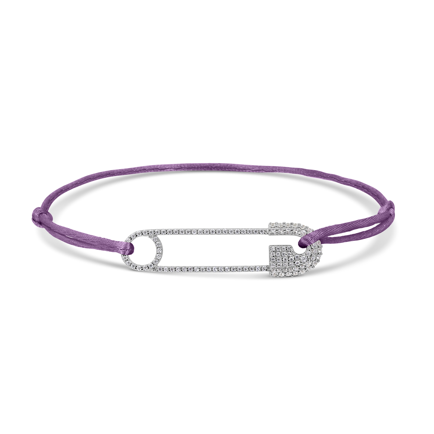 Pin Cord Diamond Bracelet